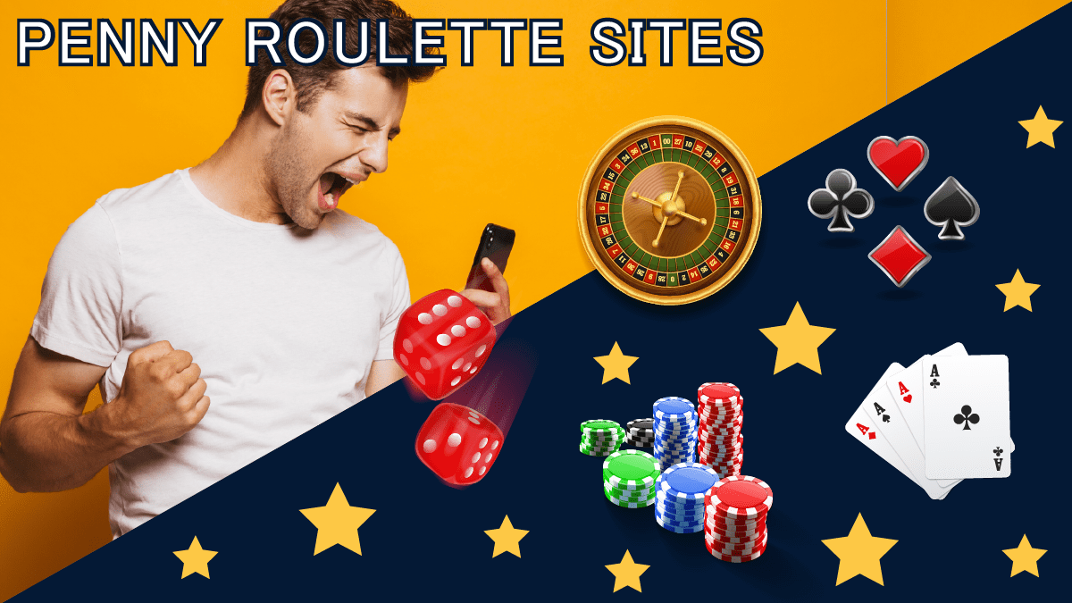 many playing penny roulette sites on his phone