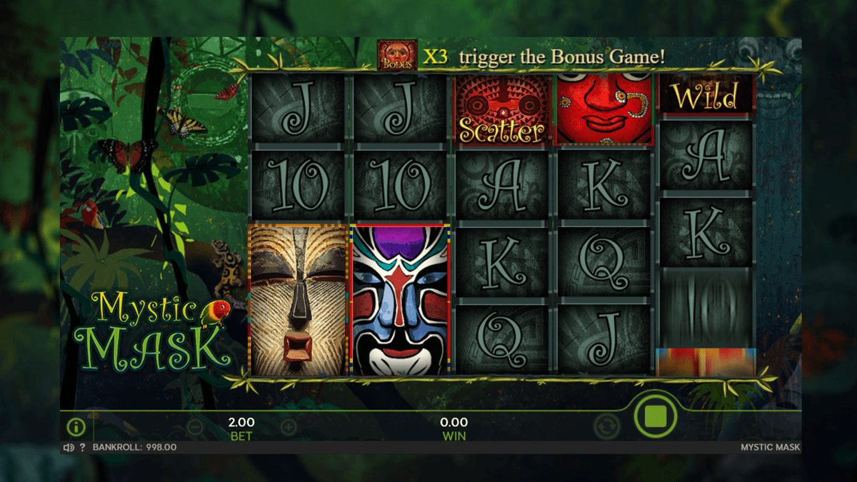 mystic mask slot screenshot