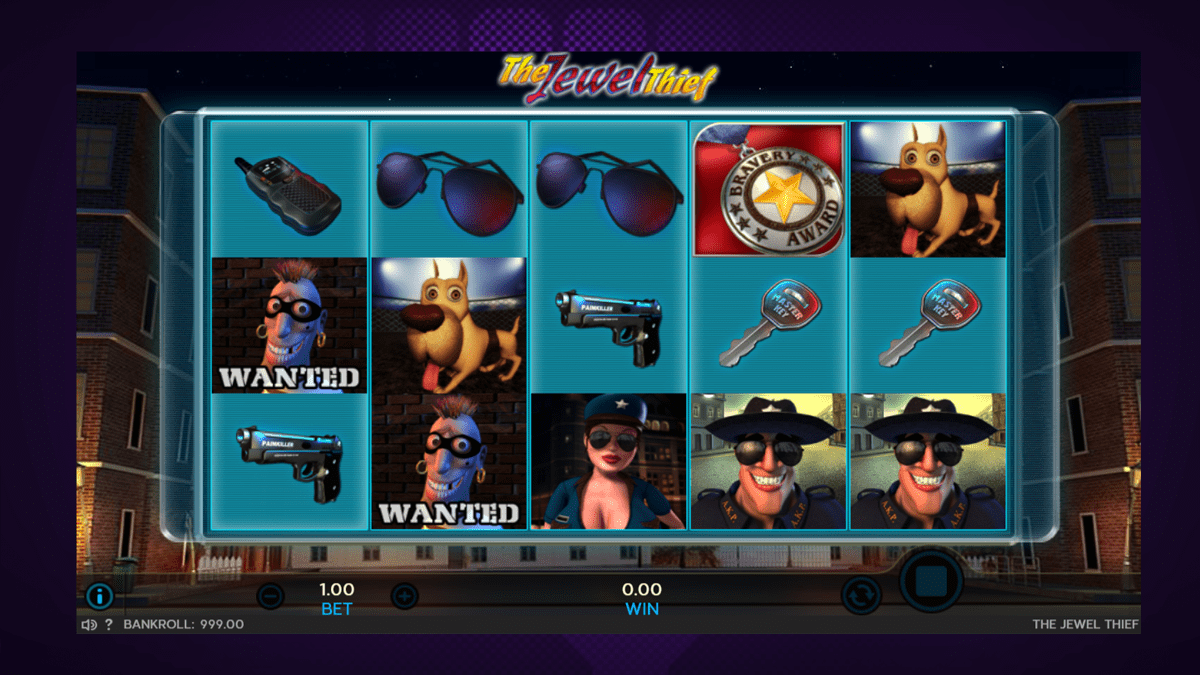 the jewel thief slot screenshot