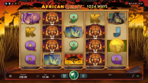 African Quest Slot Screenshot