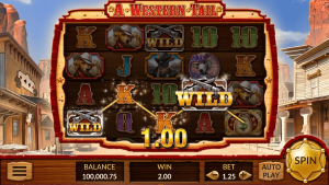 a western tale slot screenshot