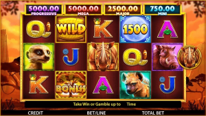 rhino rampage slot screenshot