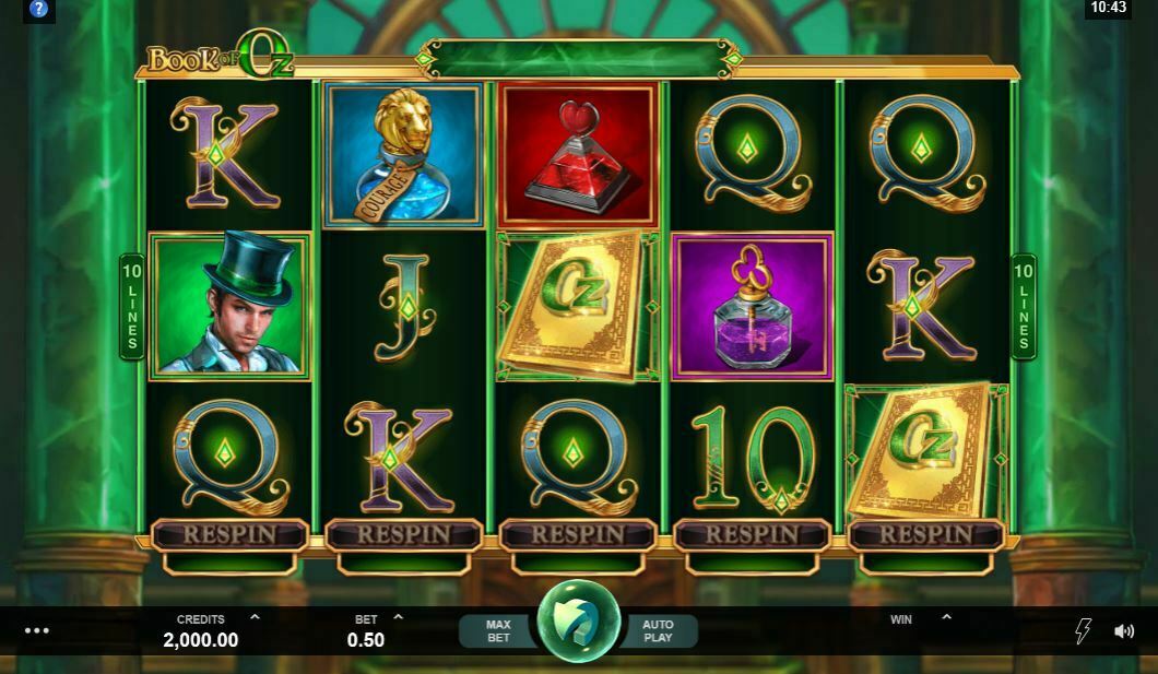 Book Of Oz Slot Rtp