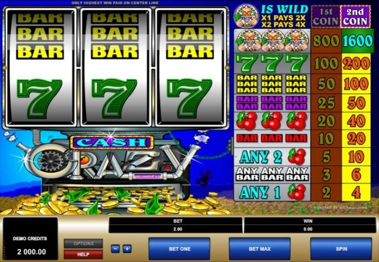 play crazy money slot machine