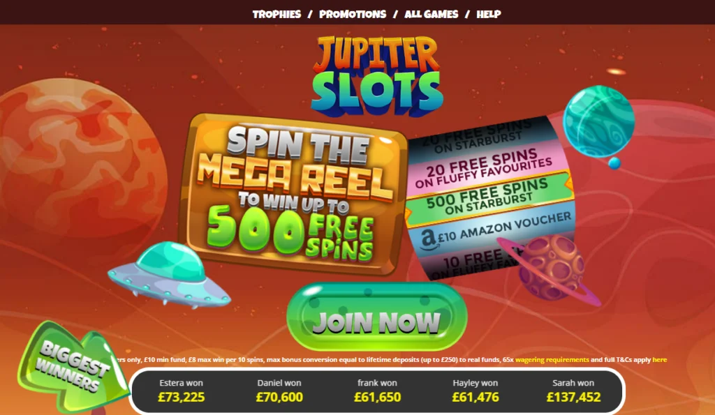 Jupiter Slots Promo Code