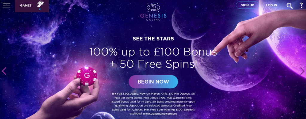 Genesis Casino Promo Code