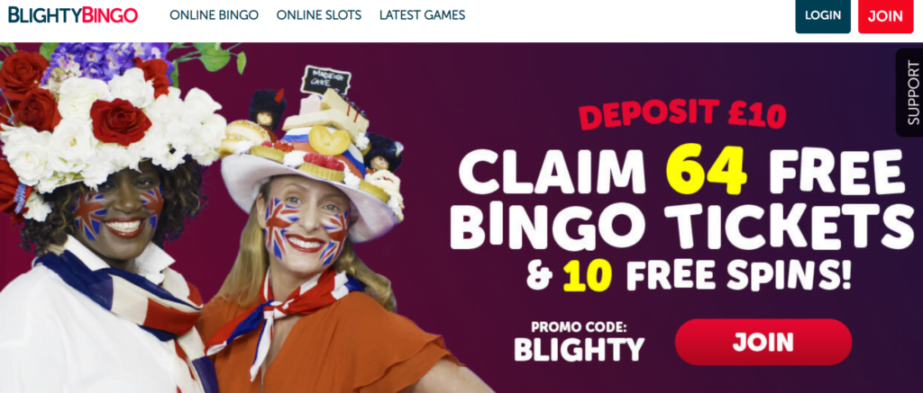 Blighty Bingo Bonus