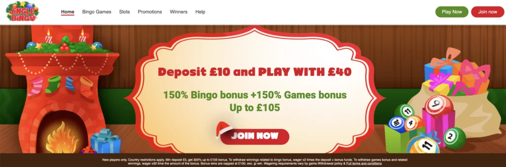 Jingle Bingo Bonus Code