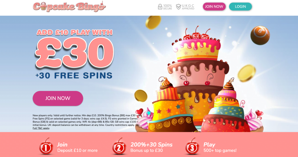 Cupcake Bingo Bonus