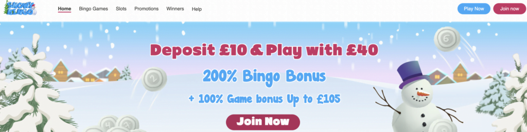 Snowy Bingo Bonus