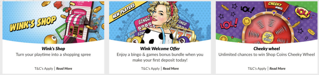 Wink Bingo Promo Code