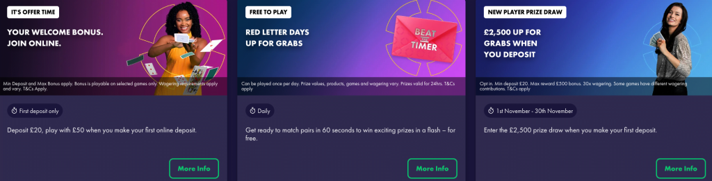 Grosvenor Casino Bonus Code & Sign Up Offer