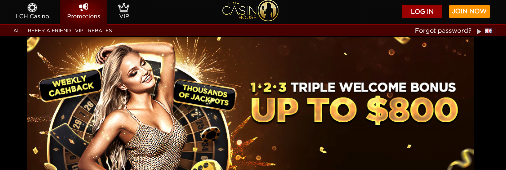 Live Casino House Bonus